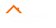 connect 365 construction company florida white logo