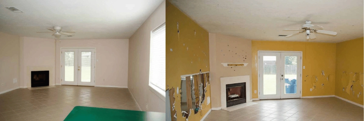 dry wall repair works